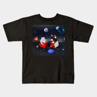 Christmas Rat Sleigh Kids T-Shirt